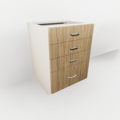 Picture of DB24-4 - Four Drawer Base Cabinet