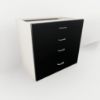 Picture of DB33-4 - Four Drawer Base Cabinet