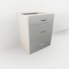 Picture of DB24-3 - Three Drawer Base Cabinet