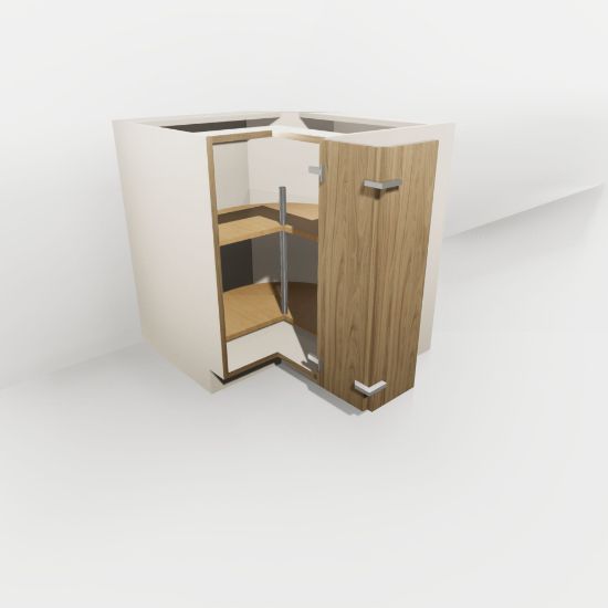 Picture of BERS33 - 90 Degree Corner Base Cabinet With Lazy Susan