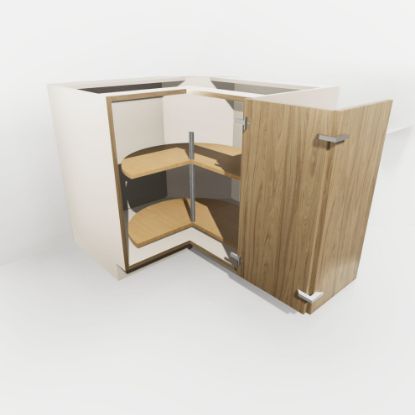 Picture of BERS39 - 90 Degree Corner Base Cabinet With Lazy Susan