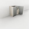 Picture of VFD27 - Two Door Full Height Vanity Sink Base Cabinet