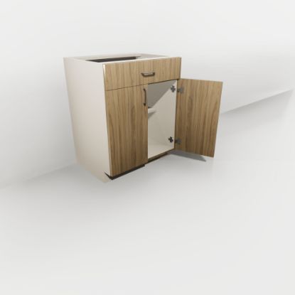 Picture of VB27H - Two Door & Drawer Vanity Base Cabinet