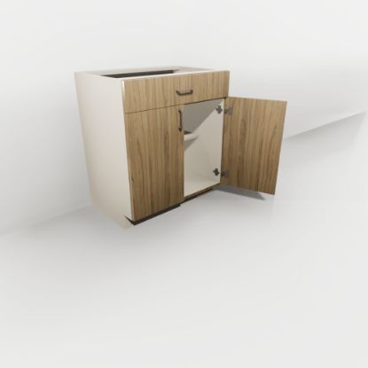 Picture of VB30H - Two Door & Drawer Vanity Base Cabinet