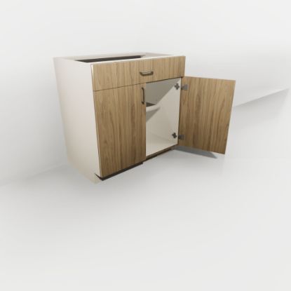 Picture of VB33H - Two Door & Drawer Vanity Base Cabinet