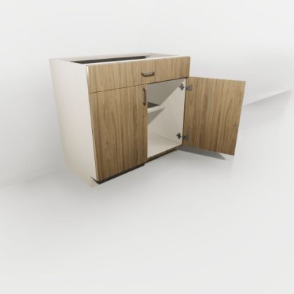 Picture of VB36H - Two Door & Drawer Vanity Base Cabinet
