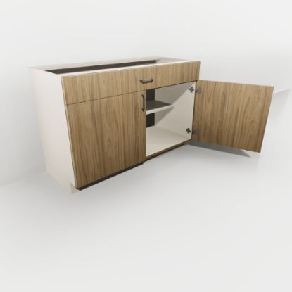 Picture of VB48 - Two Door & Drawer Vanity Base Cabinet