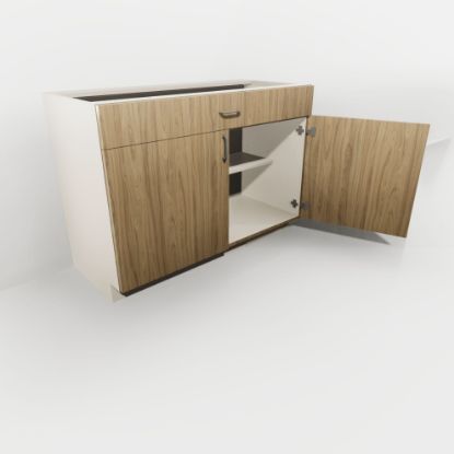 Picture of VB48H - Two Door & Drawer Vanity Base Cabinet