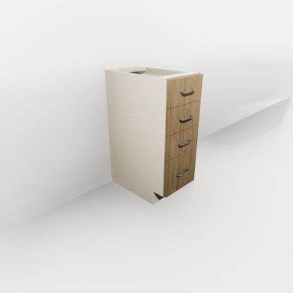 Picture of VD12-4 - Four Drawer Vanity Base Cabinet