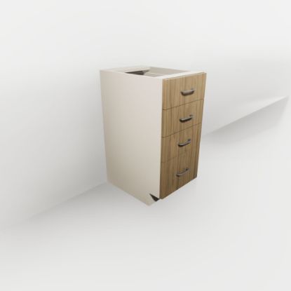 Picture of VD15-4 - Four Drawer Vanity Base Cabinet