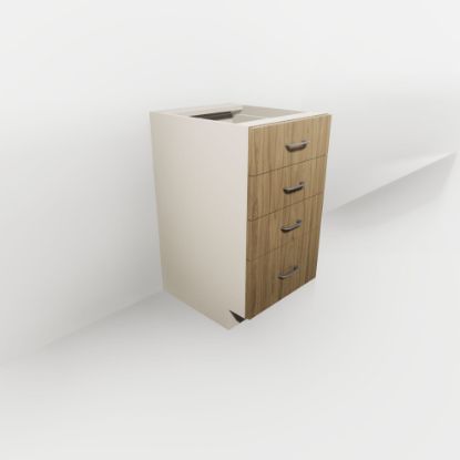 Picture of VD18-4 - Four Drawer Vanity Base Cabinet