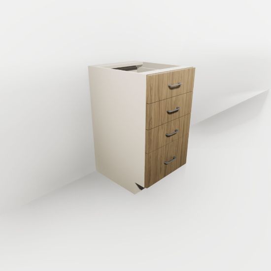 Picture of VD18-4 - Four Drawer Vanity Base Cabinet