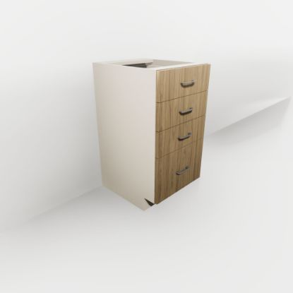 Picture of VDH18-4 - Four Drawer Vanity Base Cabinet
