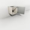 Picture of FV2121FH - Single Door Full Height Floating Vanity Base Cabinet