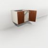 Picture of FV2721FH - Two Door Full Height Floating Vanity Base Cabinet