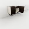 Picture of FVS3321FH - Two Door Full Height Floating Vanity Sink Base Cabinet