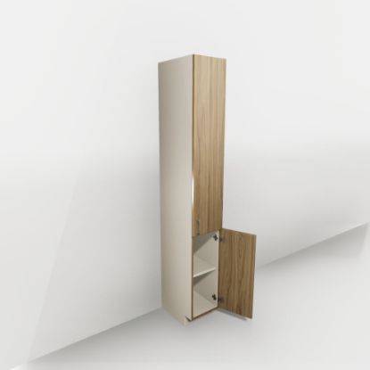 Picture of VITU1284-18 - Inverted Single Door Vanity Tall Cabinets