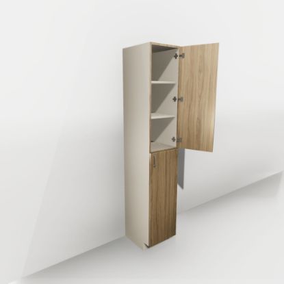 Picture of VTL1584-18 - Single Door Vanity Tall Linen Cabinets