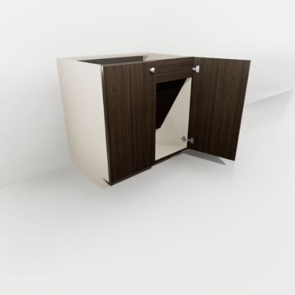 Picture of Two Door Full Height Sink Base Cabinet With Removable Front