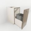 Picture of HAB15TKS - Universal Access Full Height Base Cabinet With Trashcan