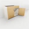 Picture of HASB39 - Universal Access Two Door Sink Base Cabinet