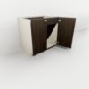 Picture of Two Door Full Height Vanity Sink Base Cabinet With Removable Front 34 1/2 " High