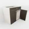 Picture of Two Door & Drawer Vanity Base Cabinet 32 1/2 " High