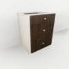 Picture of Three Drawer Vanity Base Cabinet 34 1/2" High