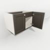 Picture of Two Door Full Height Floating Vanity Sink Base Cabinet